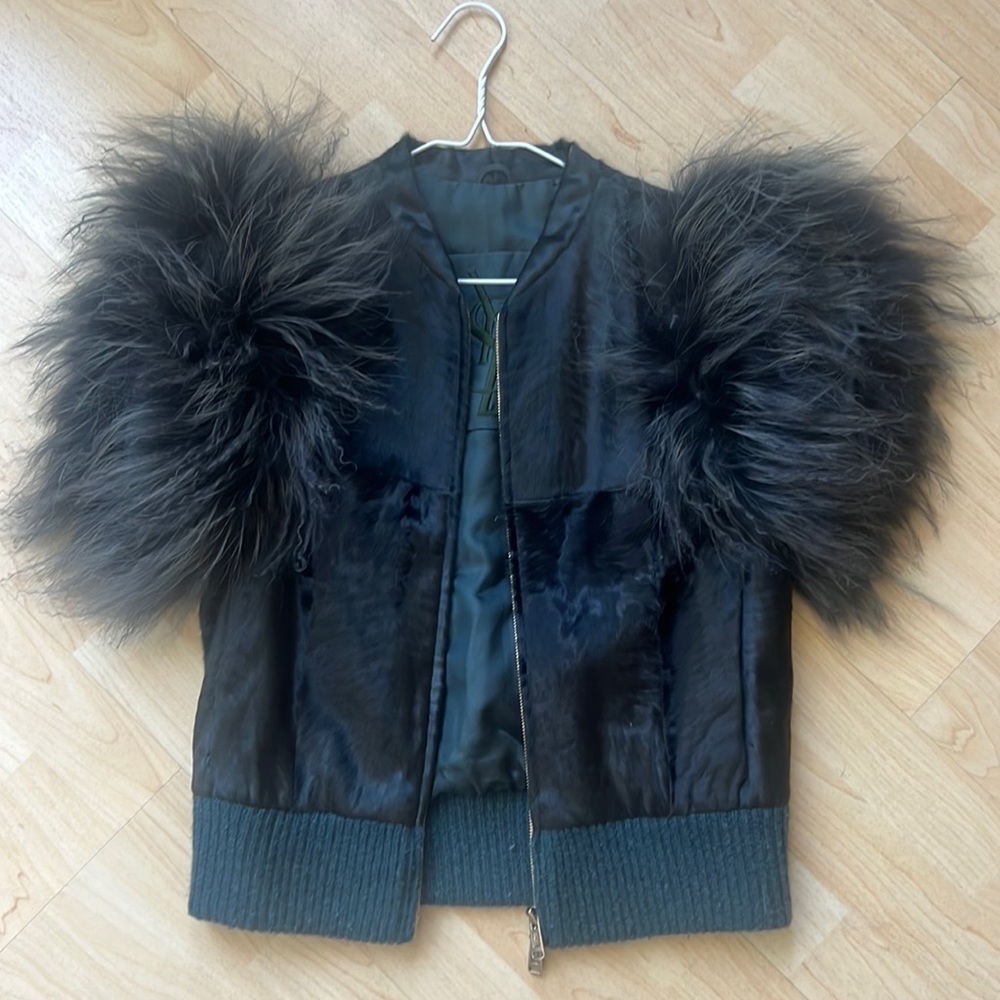 Yves Saint Laurent fur vest